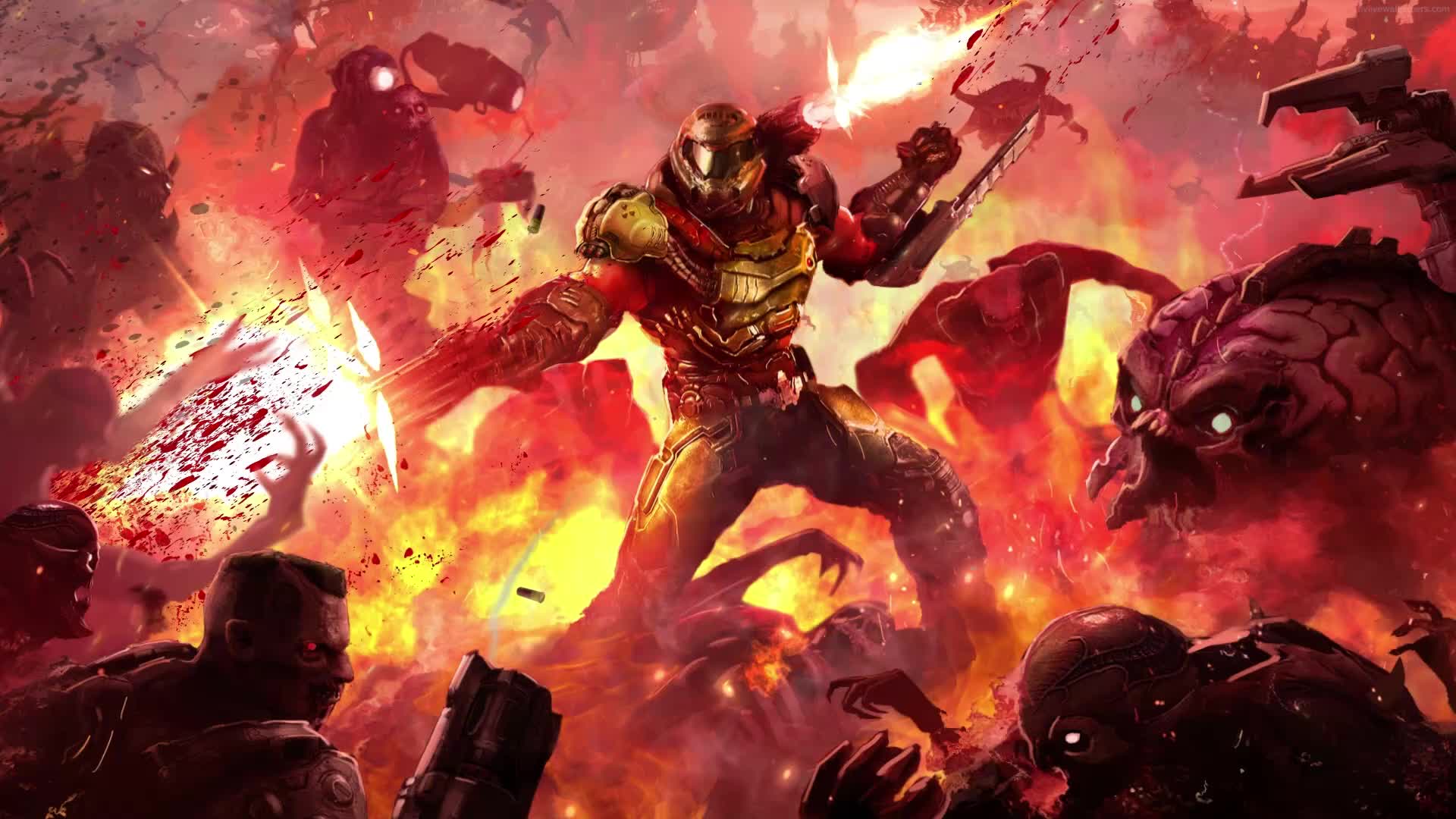 PC Doom Rampage Live Wallpaper Free