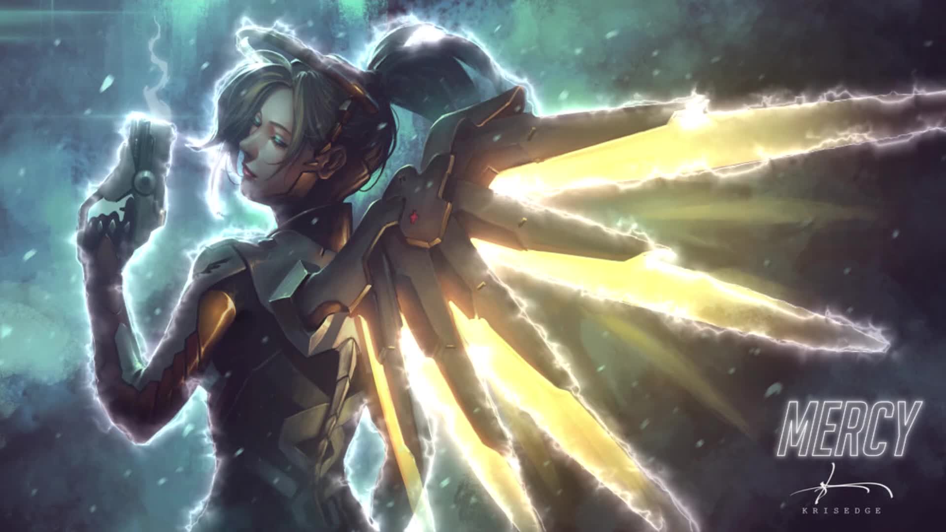 PC Mercy Wings Overwatch Live Wallpaper Free