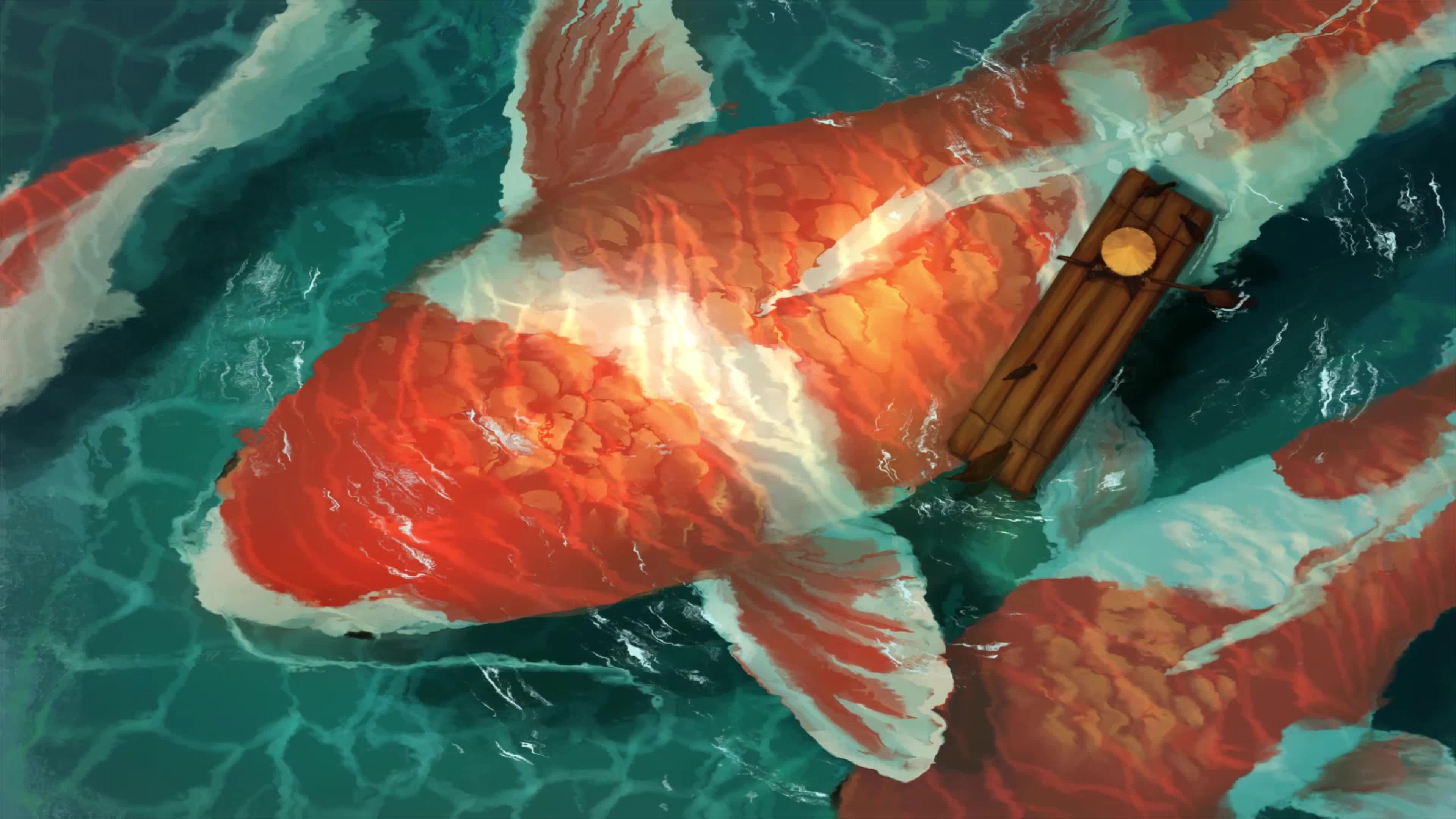 4K Big Koi Live Wallpaper For PC