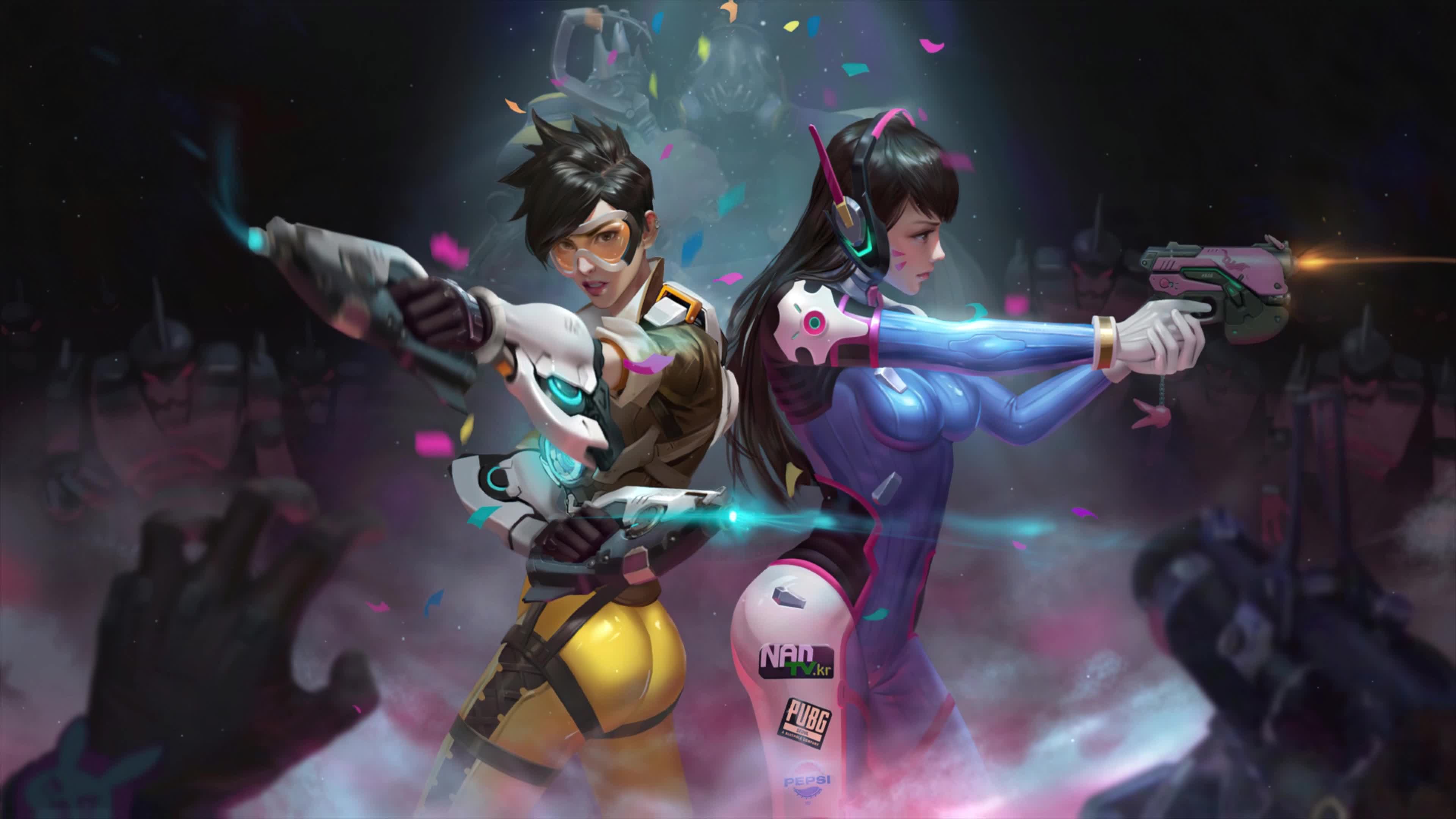 4K Dva And Tracer Overwatch Live Wallpaper For PC