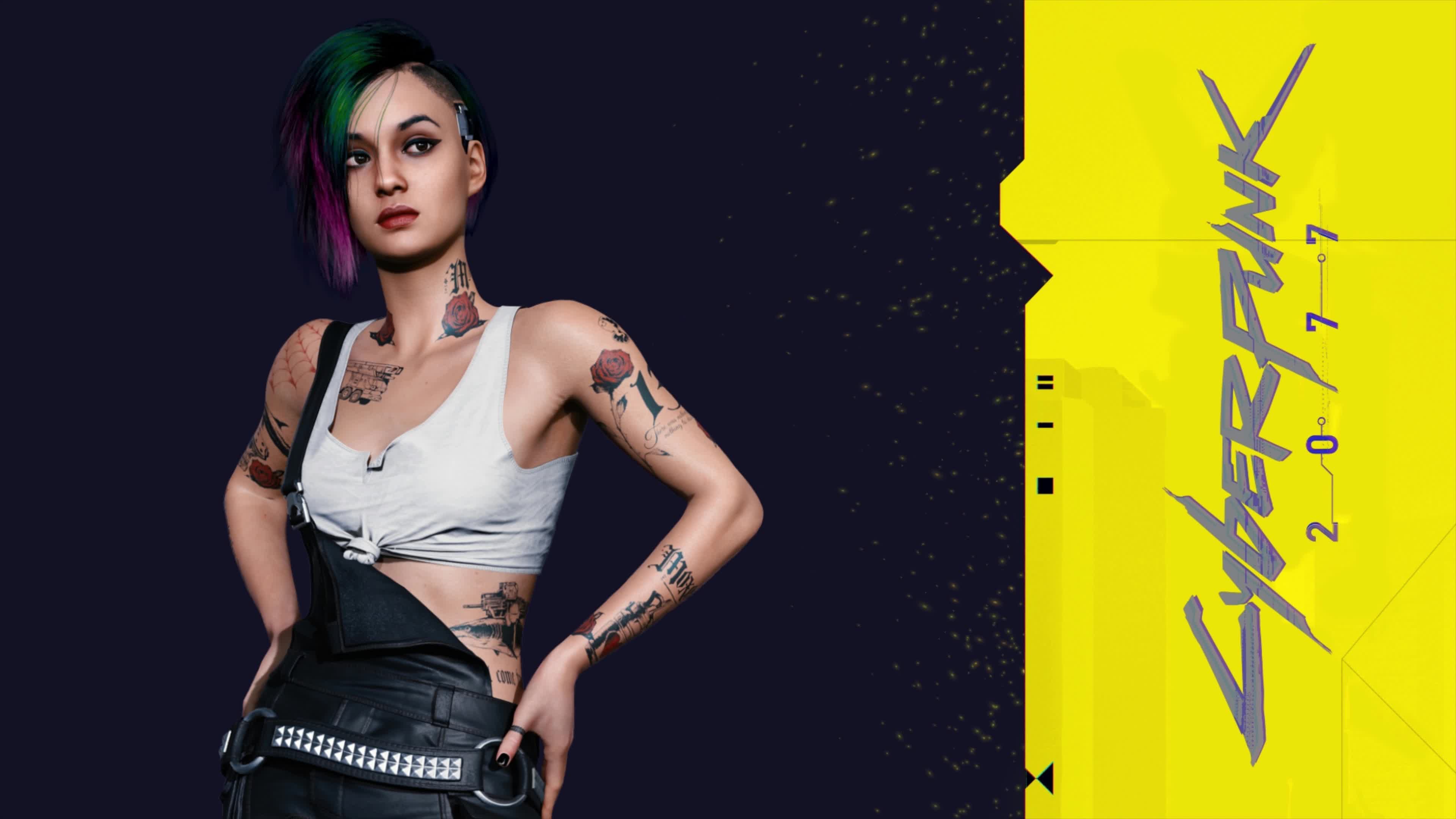 4K Judy Alvarez Cyberpunk 2077 Live Wallpaper For PC