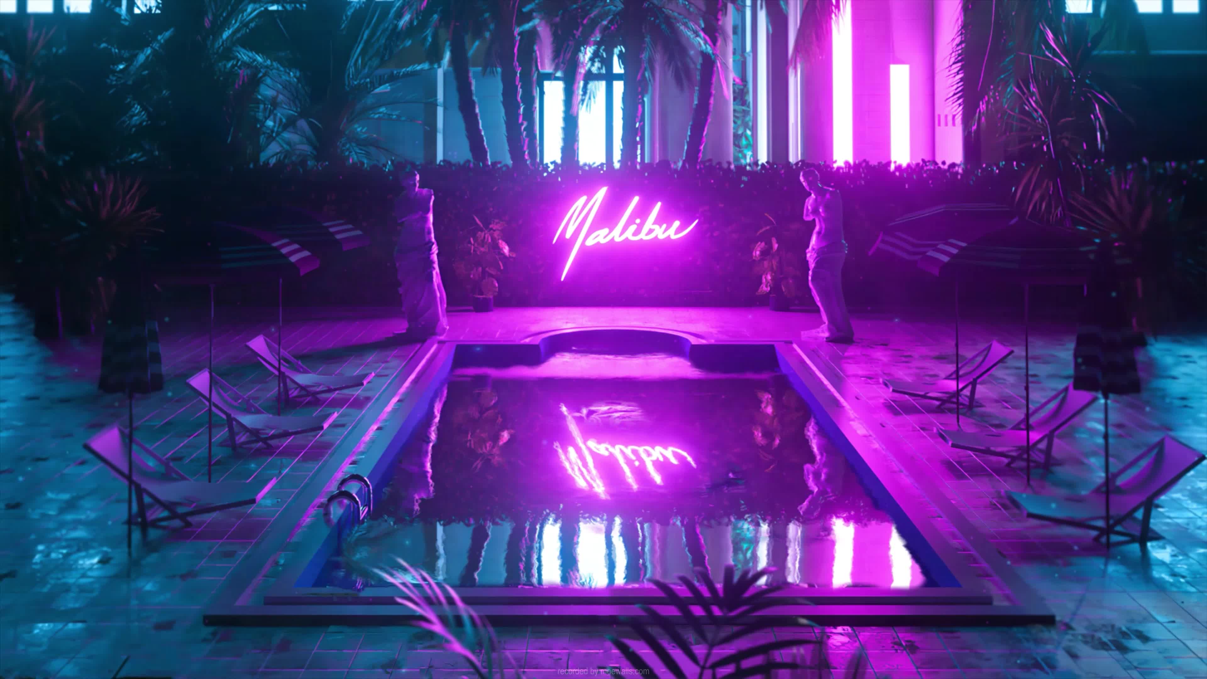 4K Malibu Live Wallpaper For PC