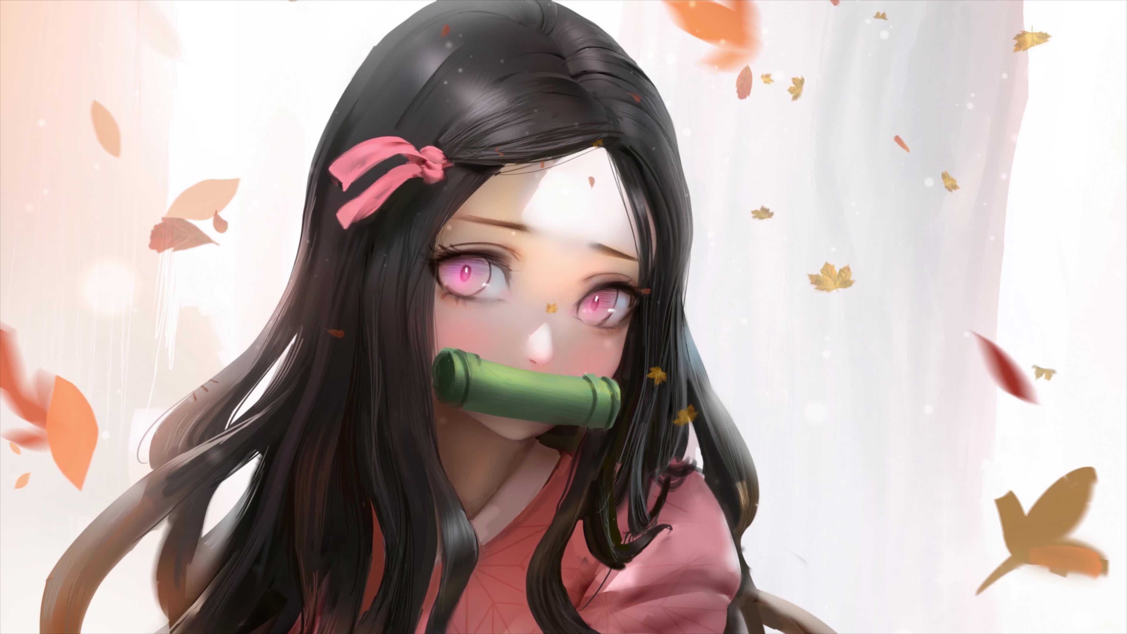 4K Nezuko Kamado Demon Slayer Live Wallpaper For PC