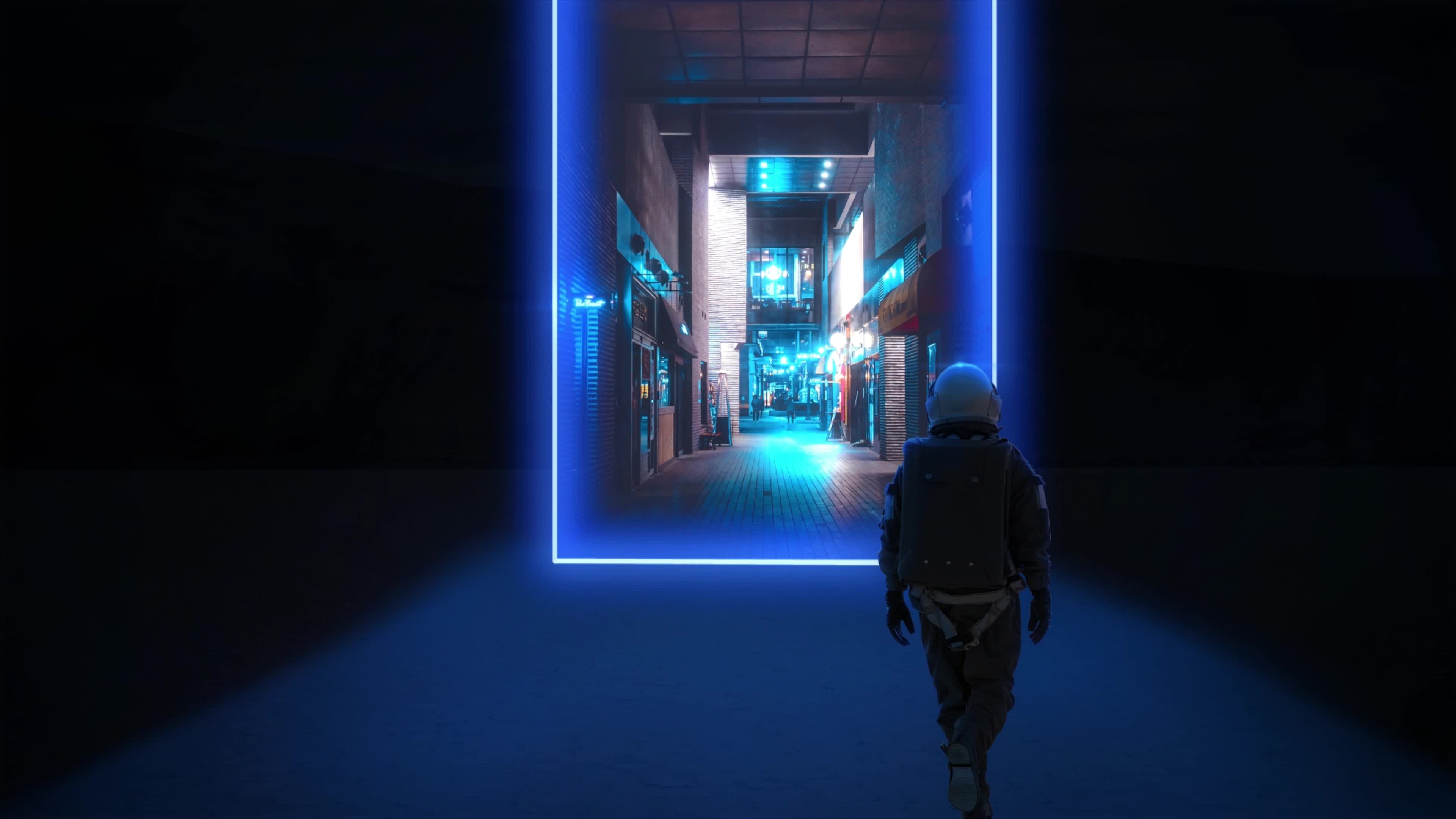4K Space Portal 1 Live Wallpaper For PC