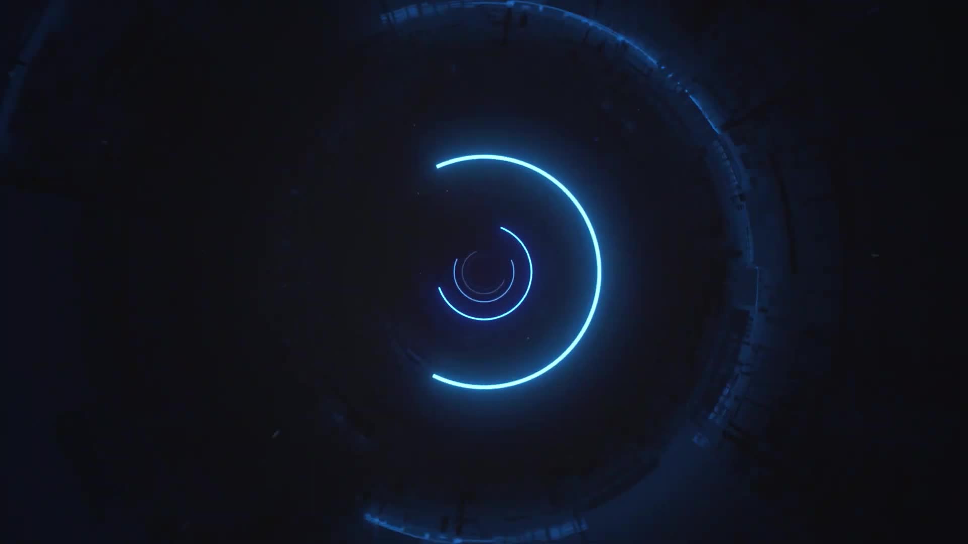 HD Video Blue Vj Tunnel Loop Video Video Background