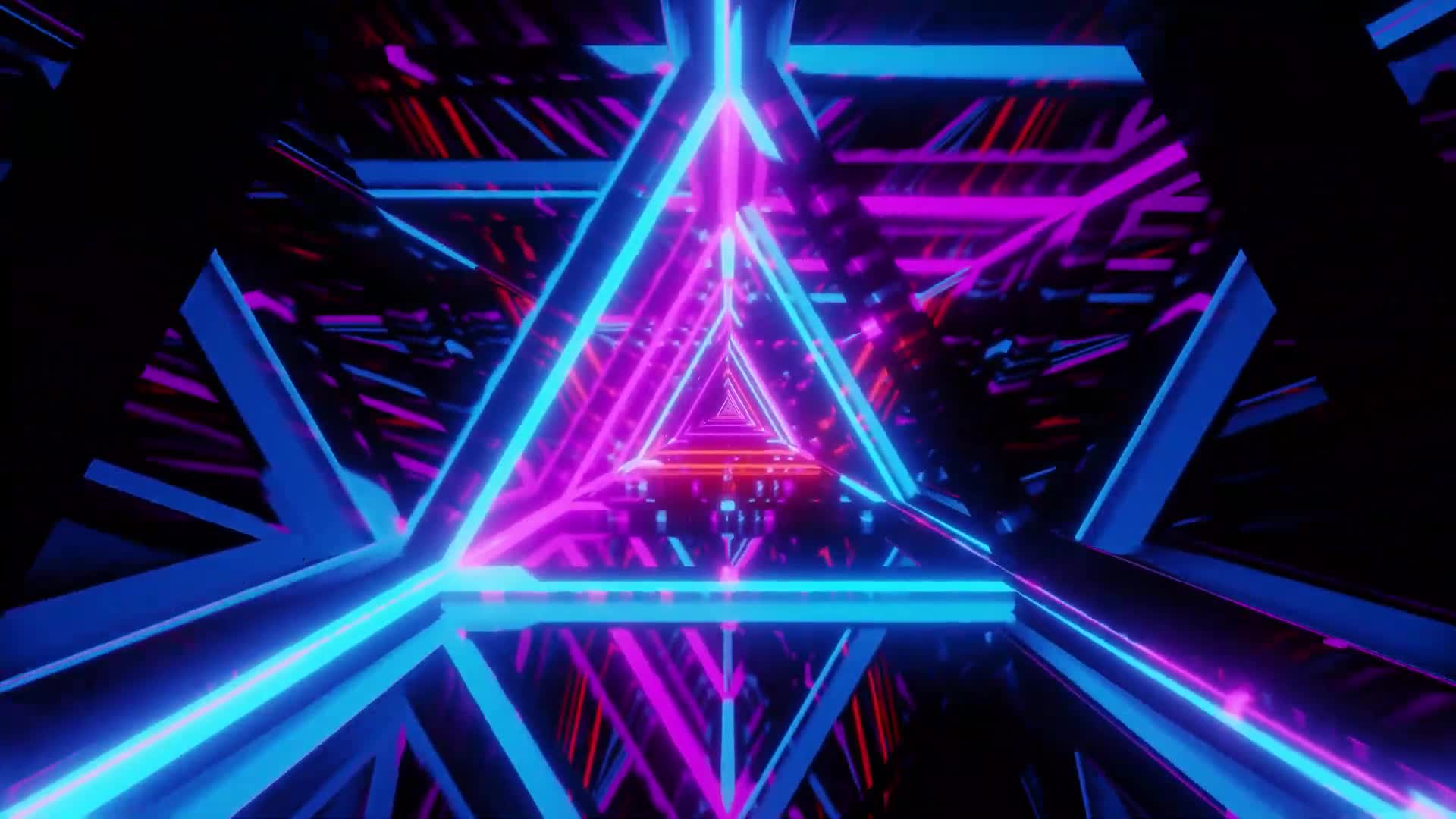 HD Video Wireframe Loop Vj Video