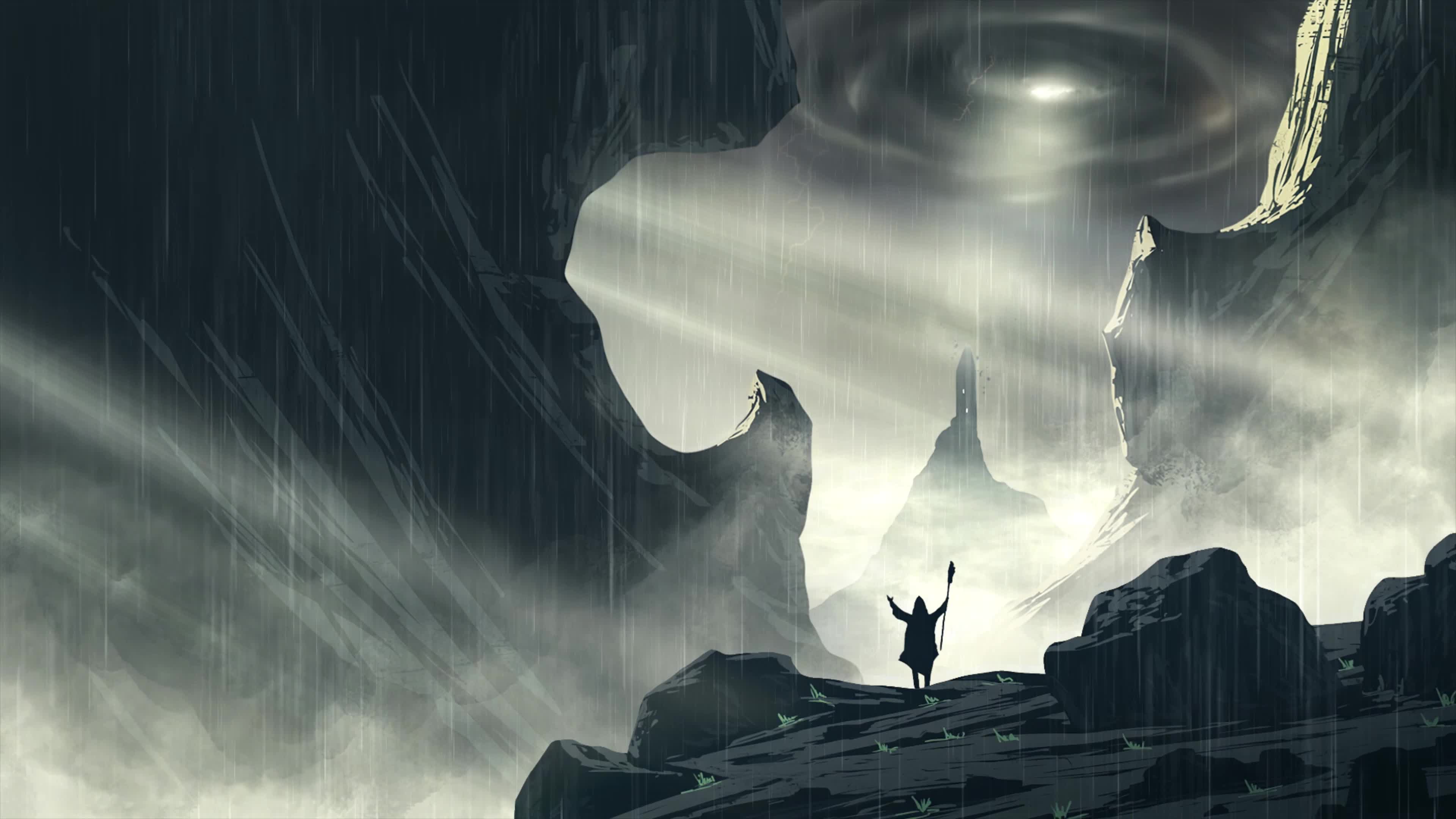 4K PC Storm Live Wallpaper