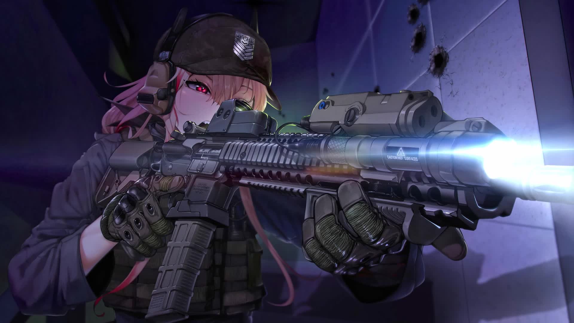 PC Anime M4 SOPMOD II Live Wallpaper