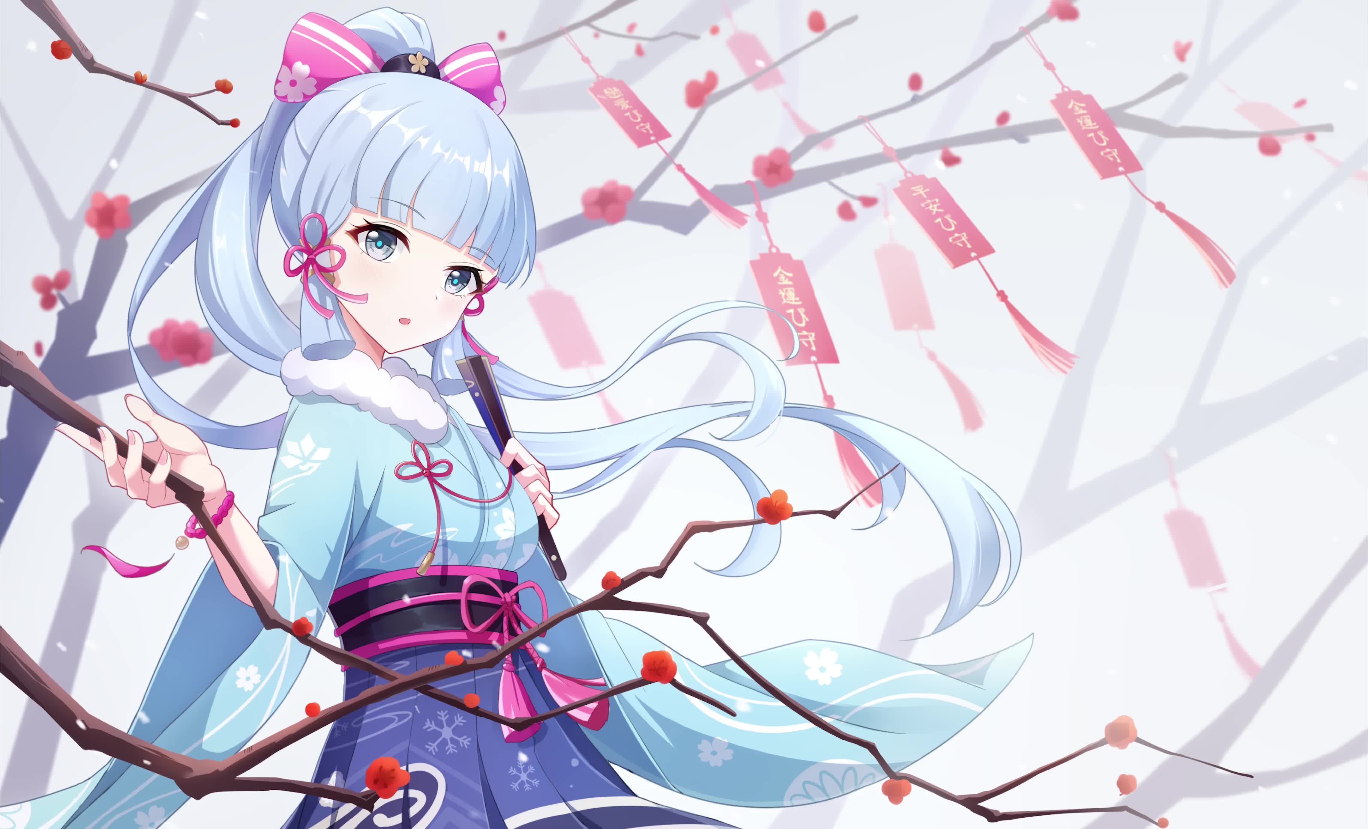PC Anime Kamisato Ayaka Live Wallpaper
