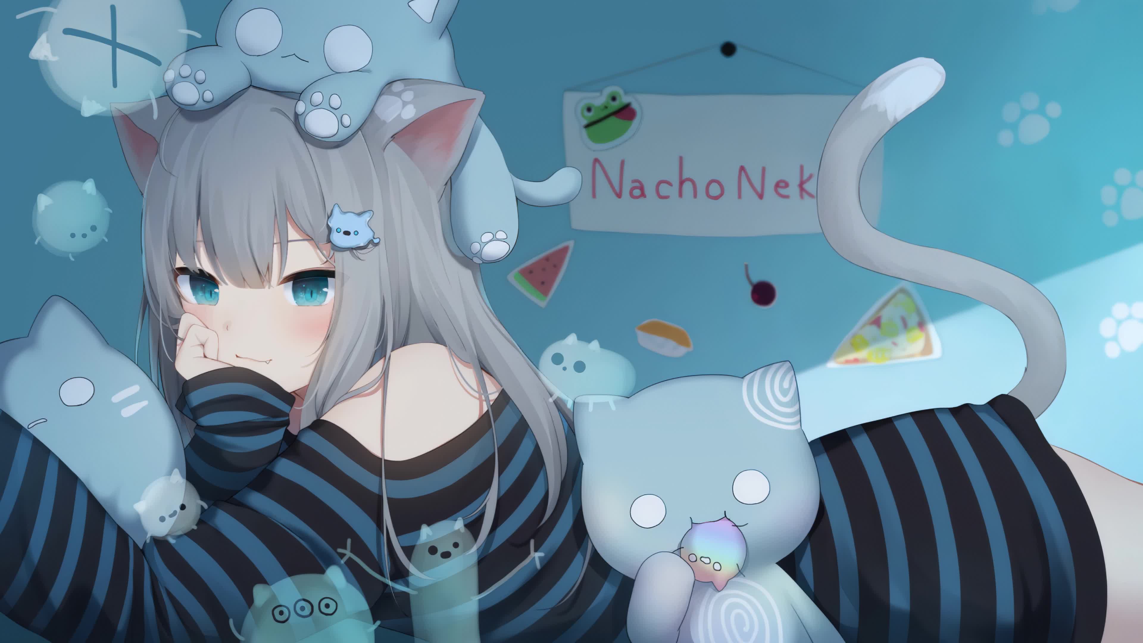 PC HD Nekoha Shizuku Live Anime Wallpaper