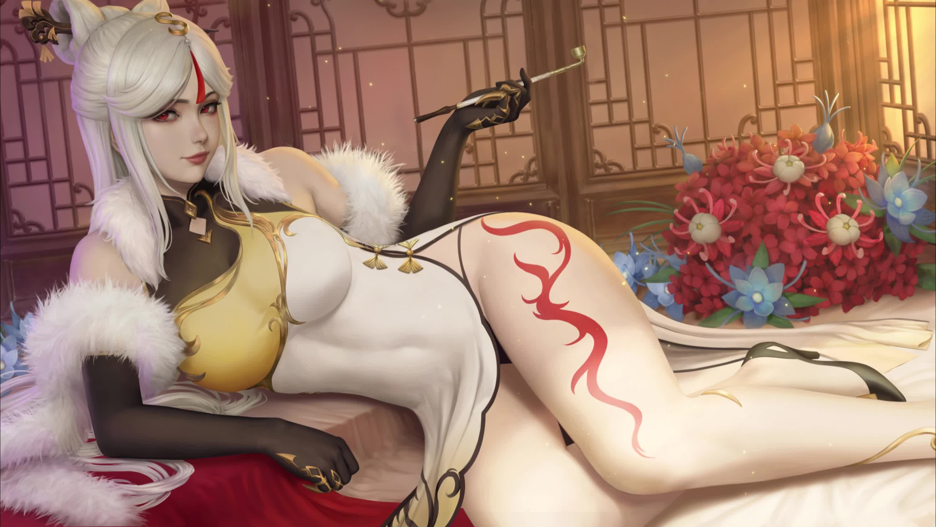 PC HD Girl Pipe Live Anime Wallpaper