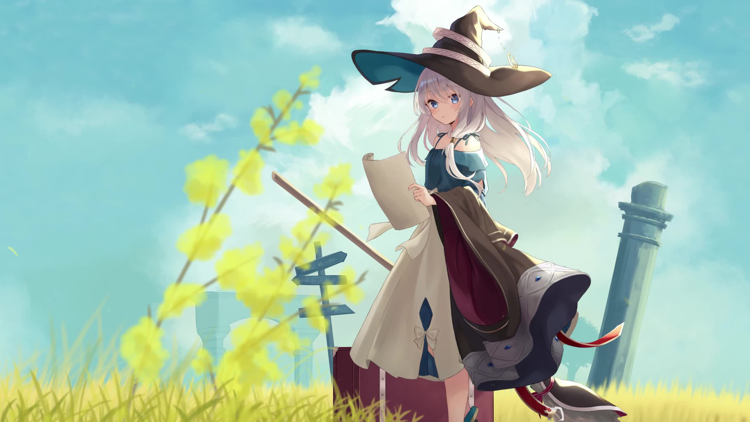 PC HD The Journey of Elaina Live Anime Wallpaper