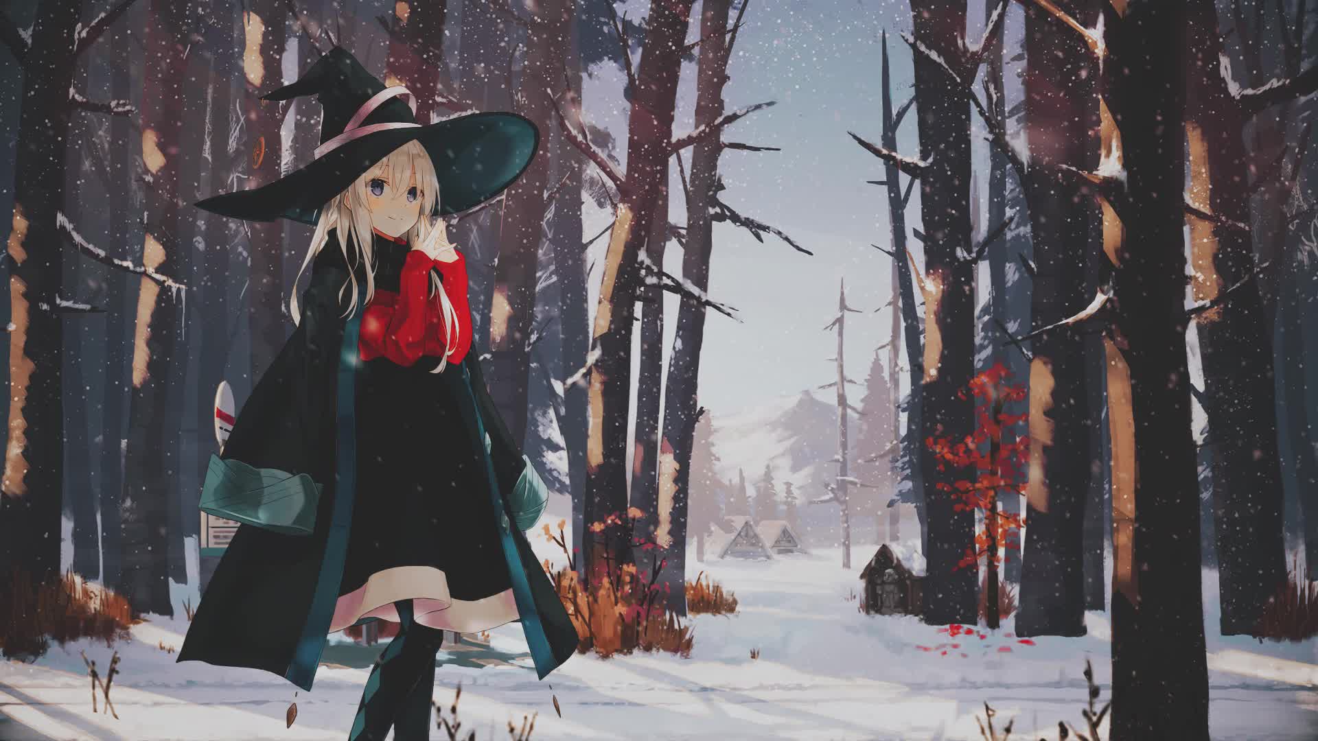 PC HD Elaina Winter Live Anime Wallpaper