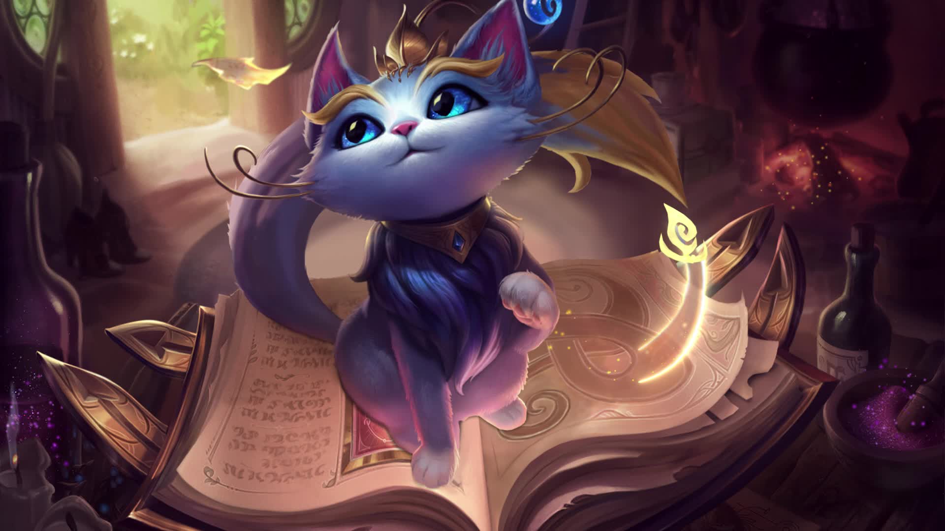 PC HD Yuumi The Magical Cat Live Anime Wallpaper