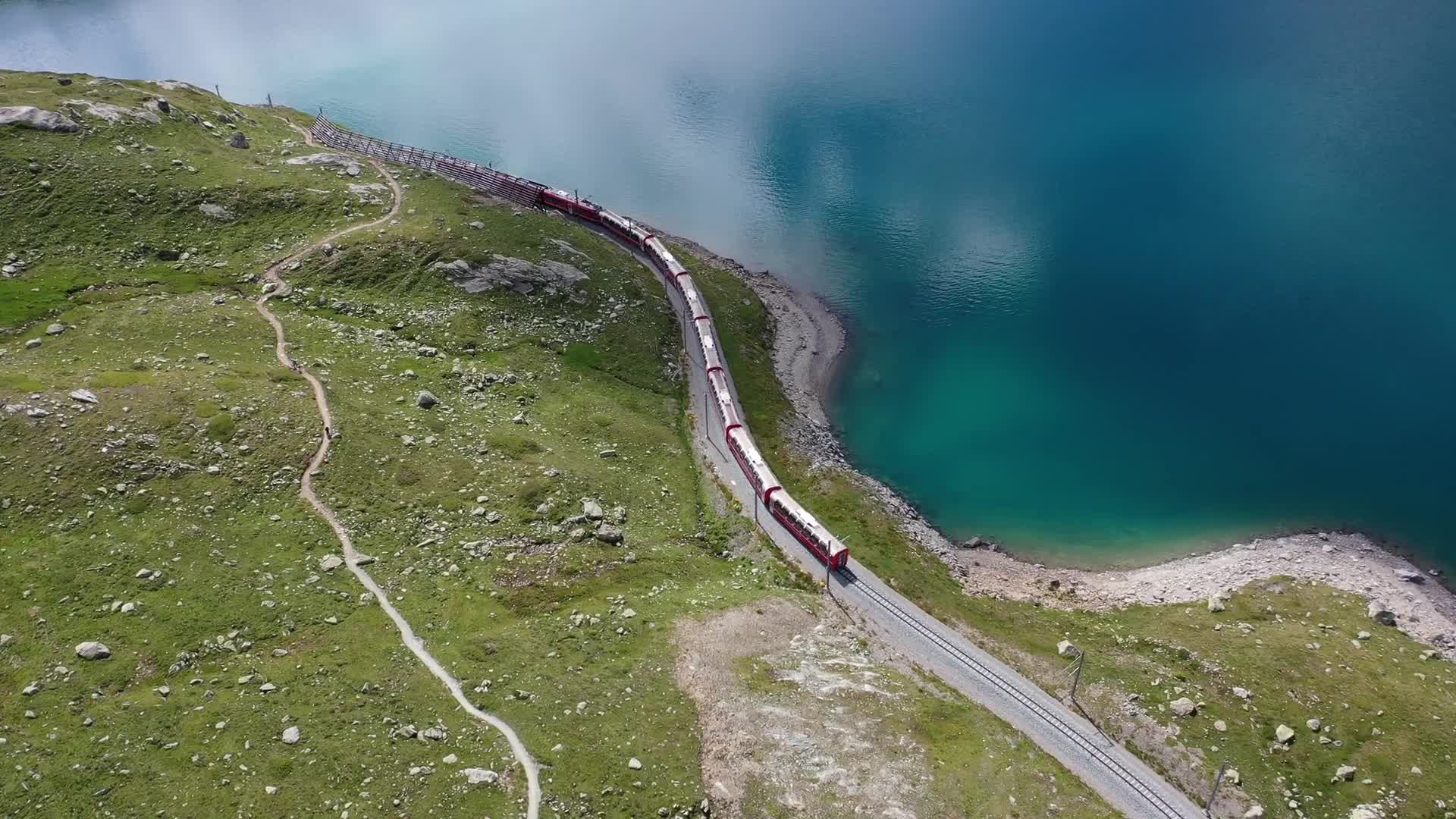 Glacier Express 45569 Free Stock Video