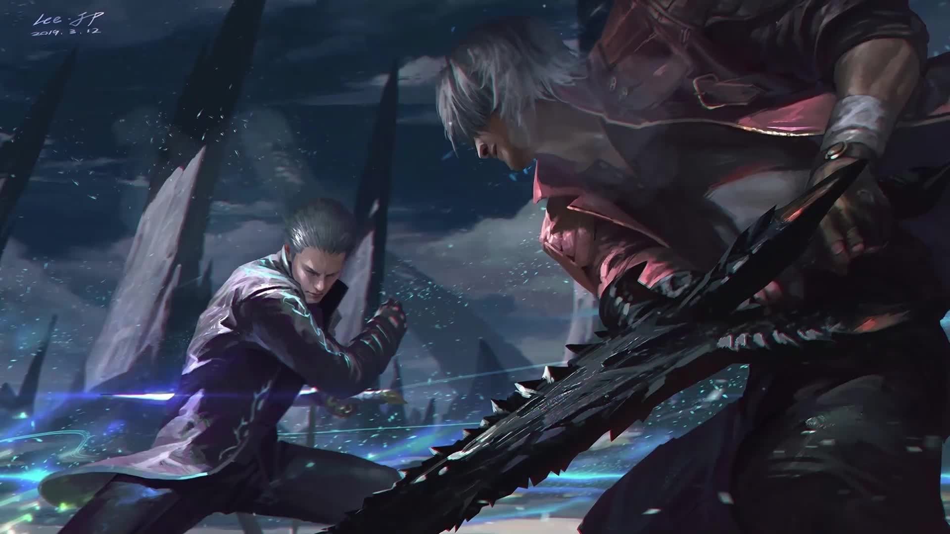 PC Desktop Dante And Vergil Devil May Cry 5 Desktop Live Wallpaper