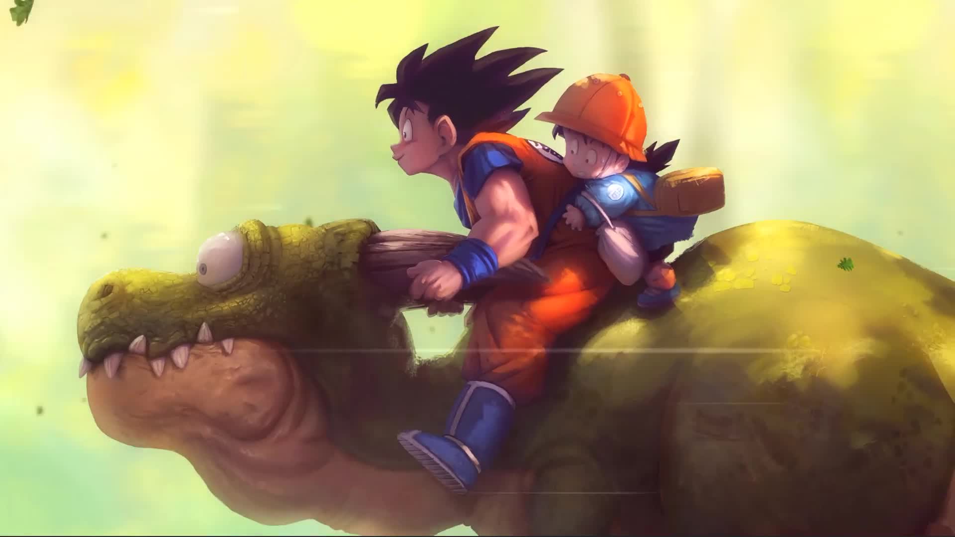 PC Desktop Dragon Ball Goku Gohan Dino Anime For Desktop PC Desktop And Mobile Phone Live Wallpaper