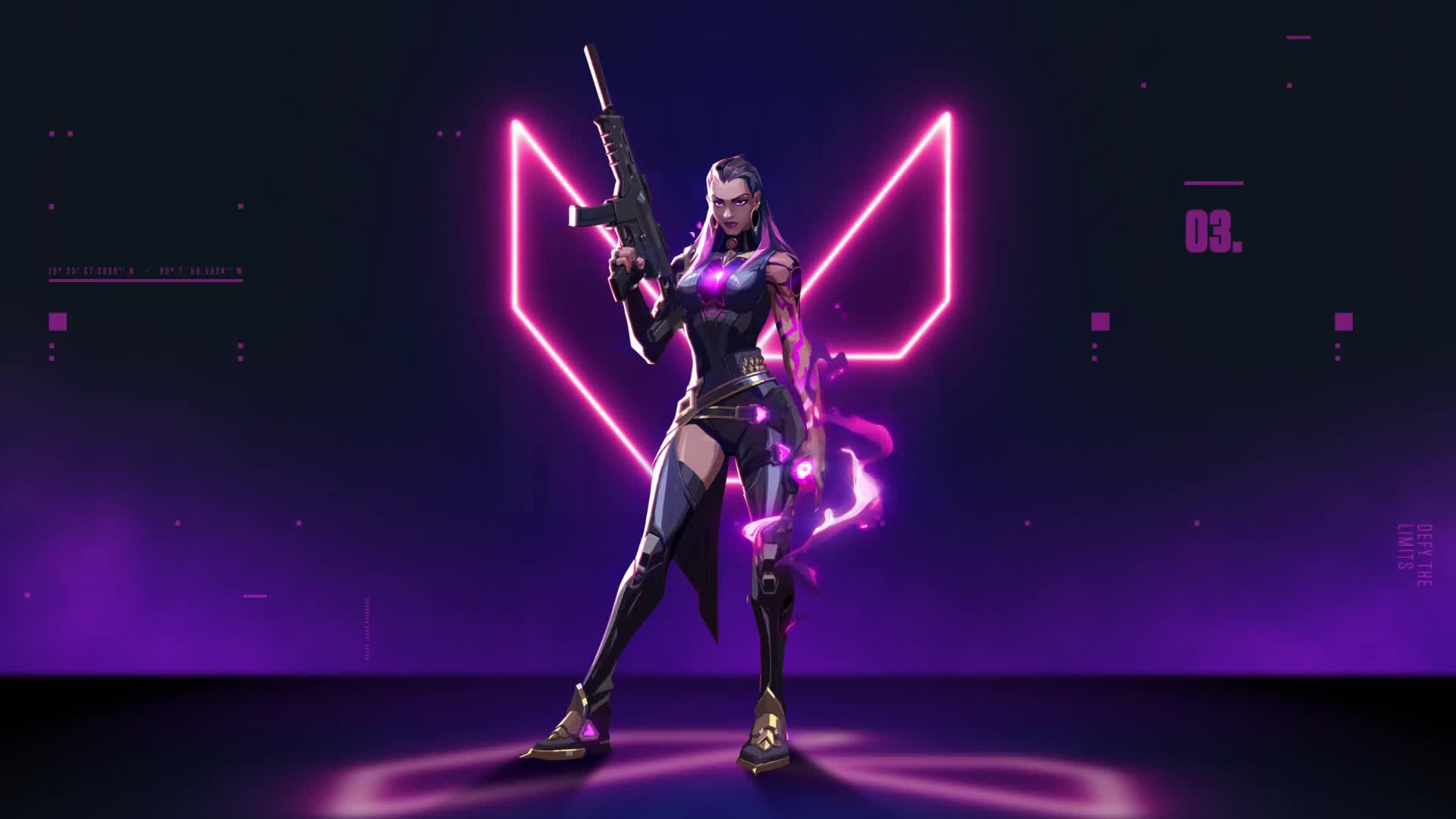 PC Reyna Valorant Game Desktop Live Wallpaper