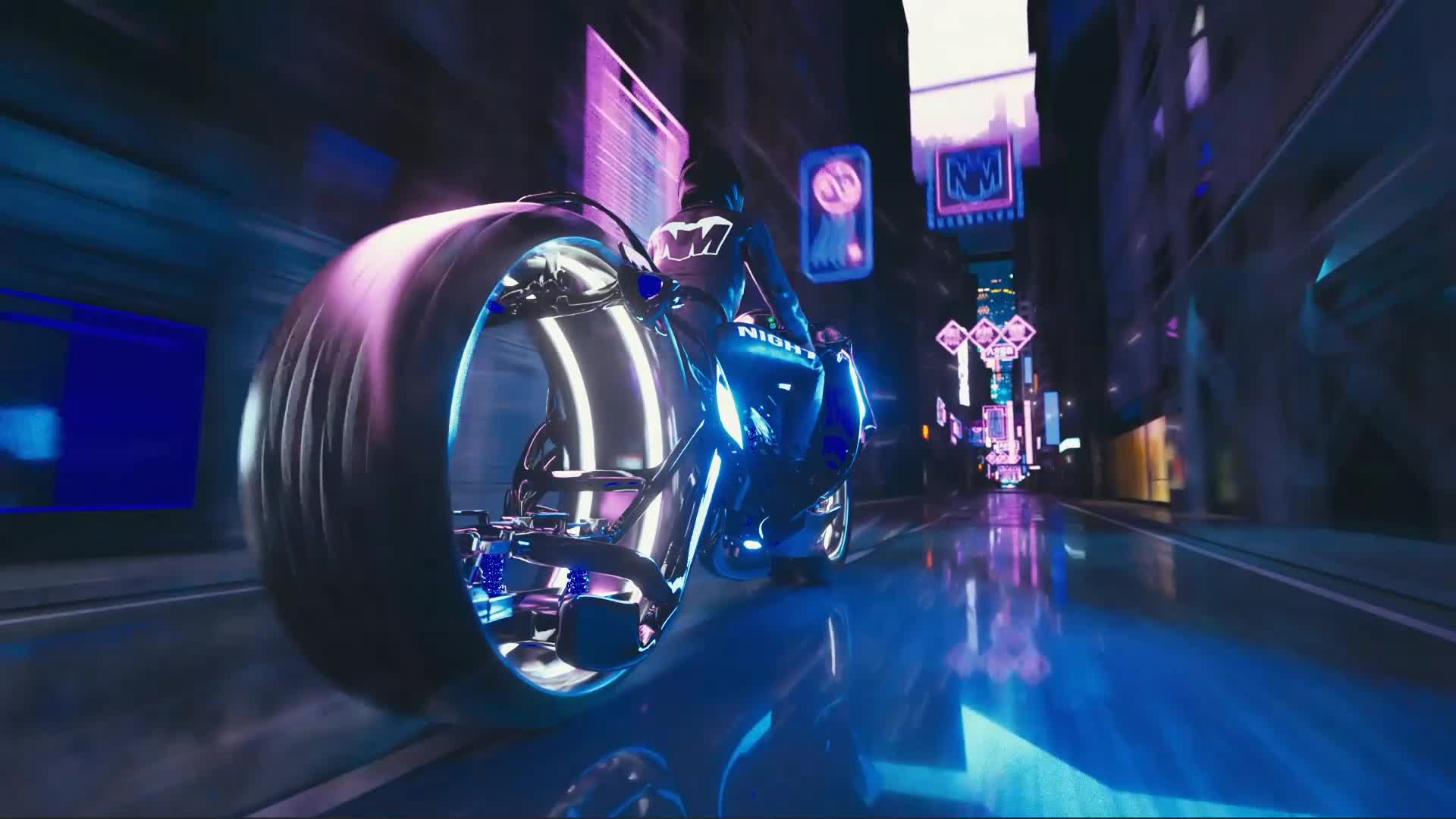 Cyberpunk Bike Live Wallpaper For PC