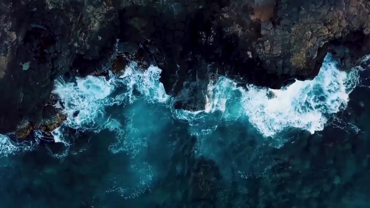 Wild Ocean Water From Above HD Live Wallpaper For PC