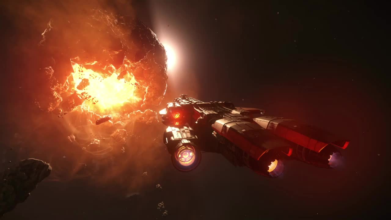 Caterpillar Pirate Edition Star Citizen HD Live Wallpaper For PC
