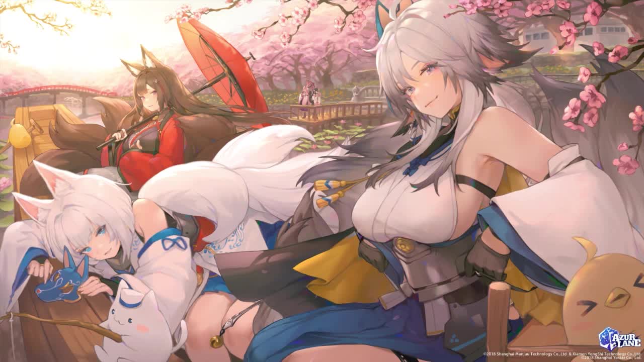 Amagi With Kaga And Tosa Azur Lane HD Live Wallpaper For PC