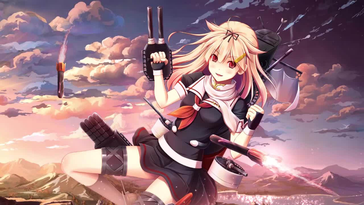 Yuudachi Kai Ni Kantai Collection HD Live Wallpaper For PC