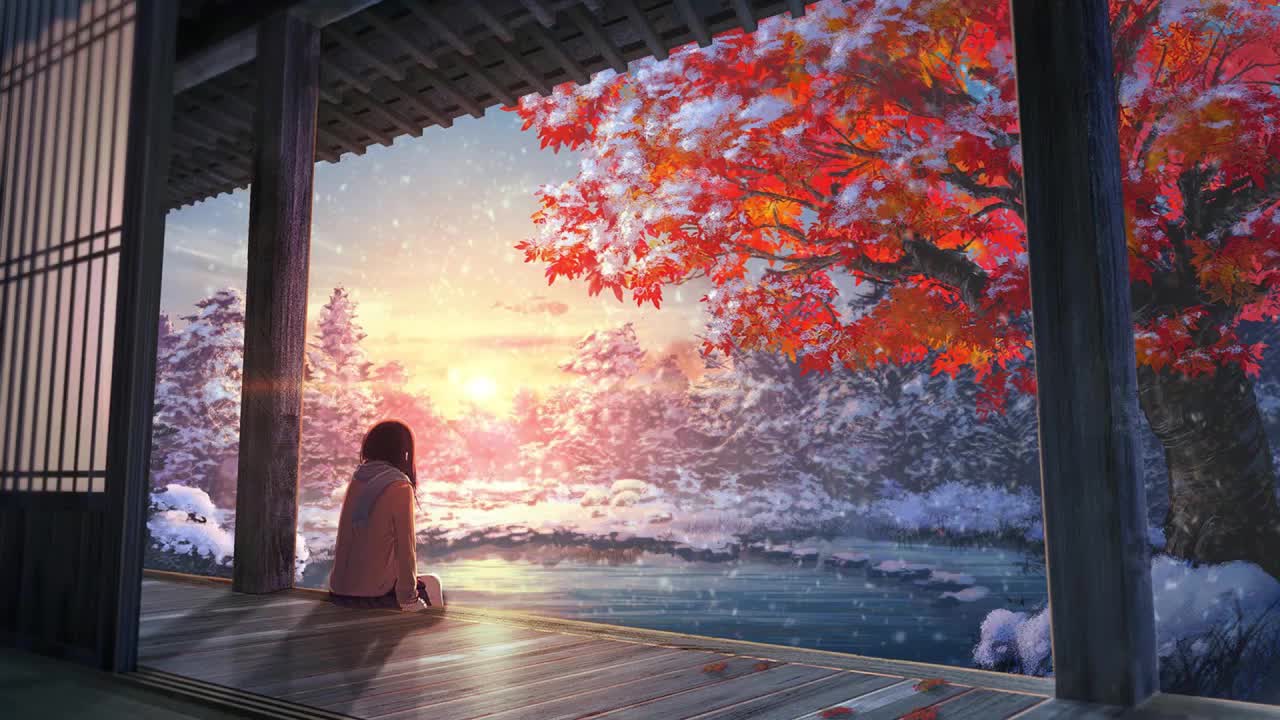 Snowy Day HD Live Wallpaper For PC