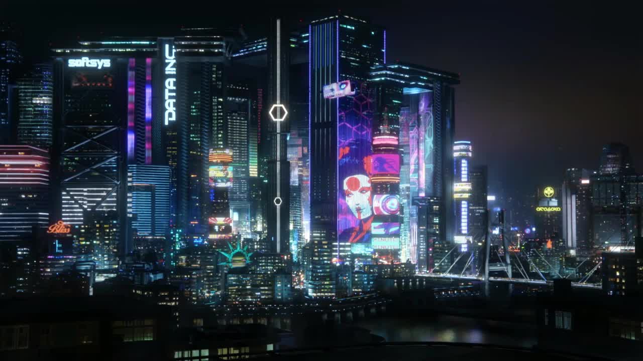 Night City Cyberpunk 2077 HD Live Wallpaper For PC