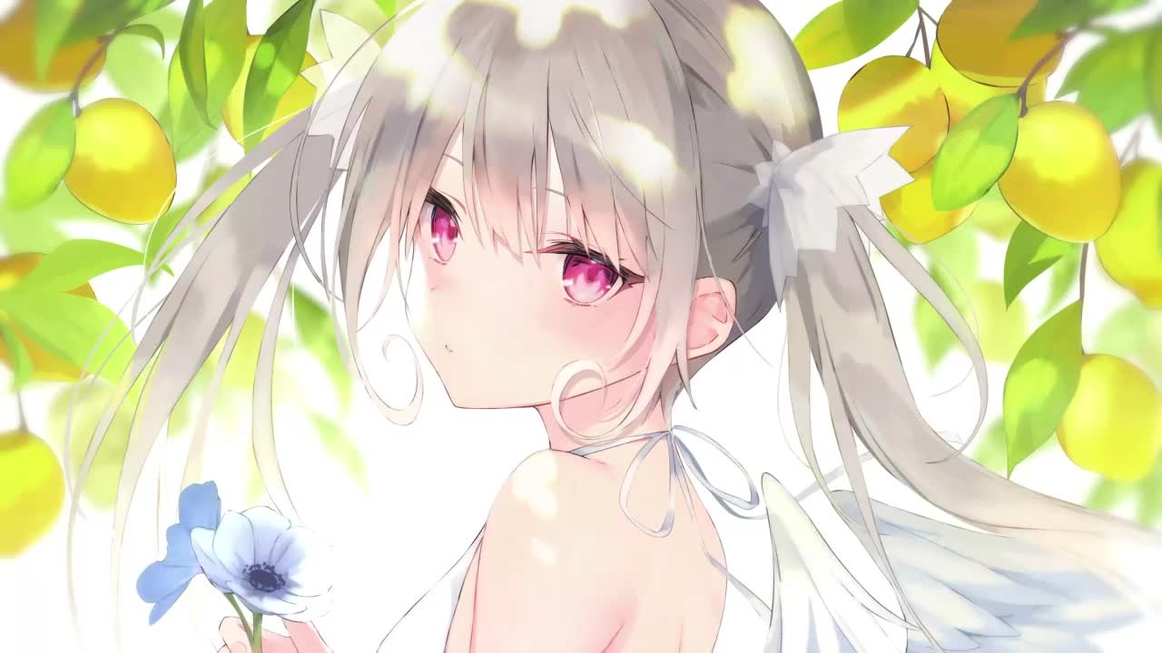 Anime Girl With Lemon HD Live Wallpaper For PC