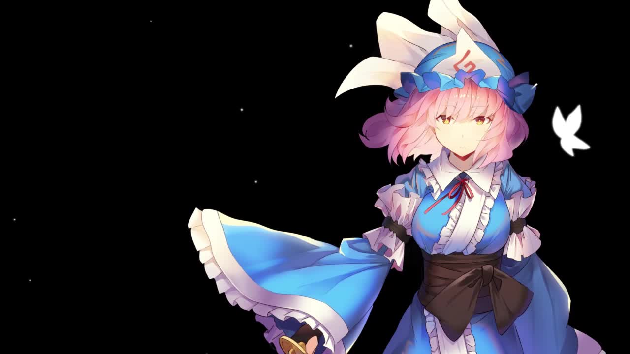 Yuyuko Saigyouji Touhou Project HD Live Wallpaper For PC