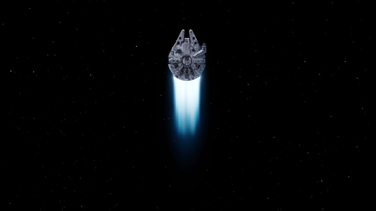 Millennium Falcon Space Star Wars HD Live Wallpaper For PC