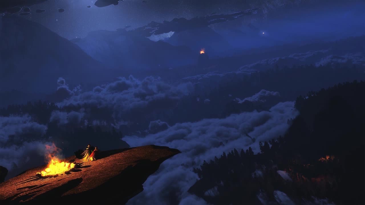 Mountains On A Cloudy Day HD Live Wallpaper For PC