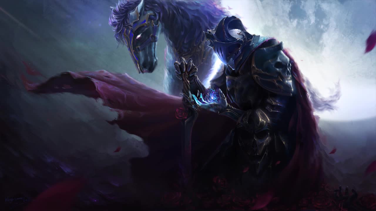 Rose Knight HD Live Wallpaper For PC
