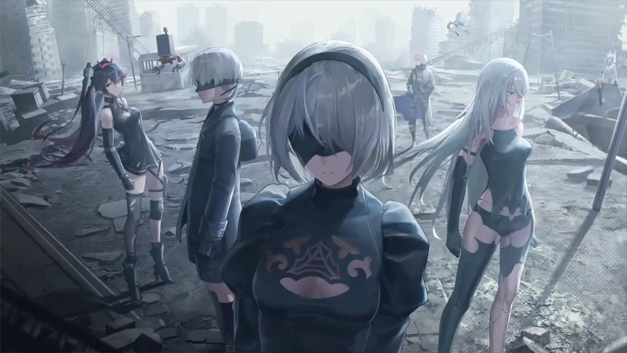 Nier Automata X Punishing Gray Raven HD Live Wallpaper For PC