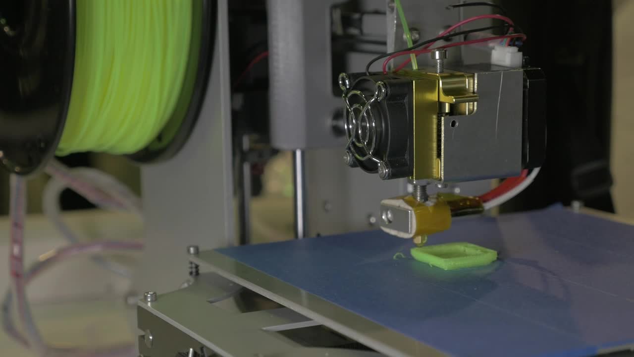 Stock Video 3d printing equipment PC Live Wallpaper