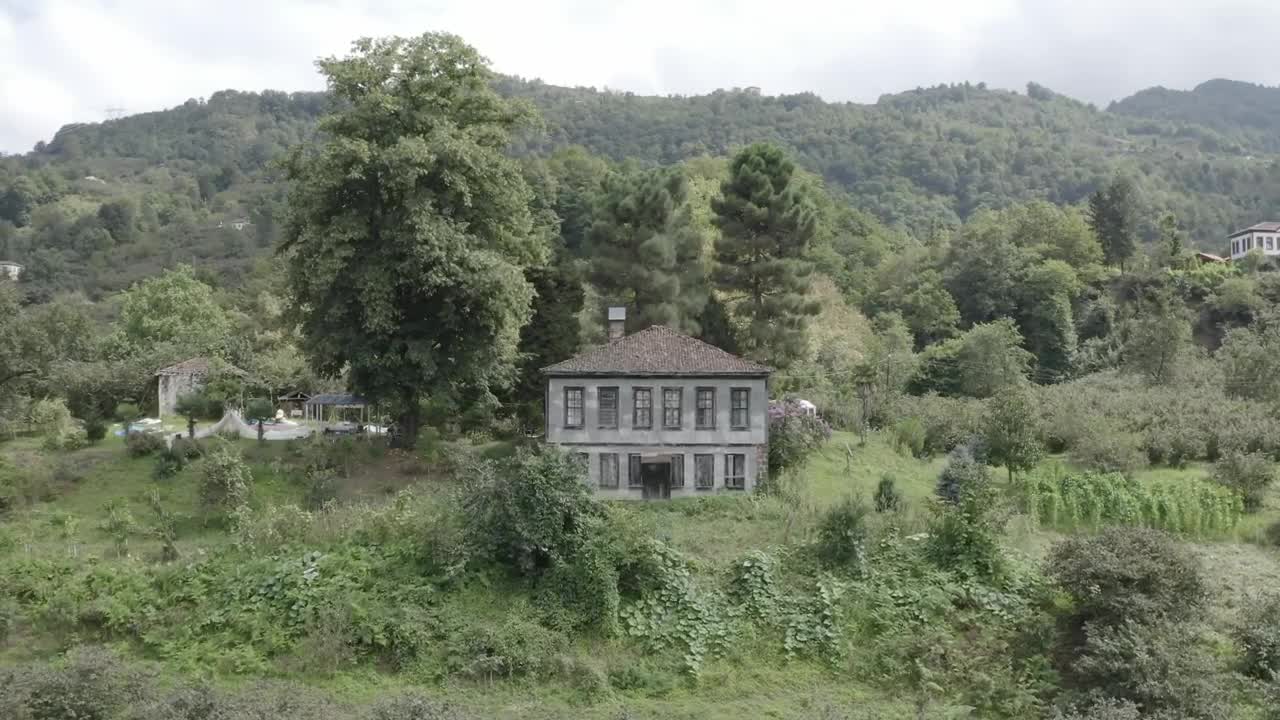 Stock Video Abandoned House At The Base Of A Mountain Live Wallpaper for PC