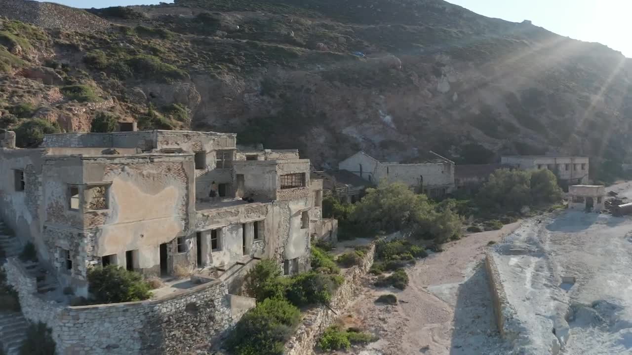 Stock Video Abandoned Ruined Building On The Coast Live Wallpaper for PC