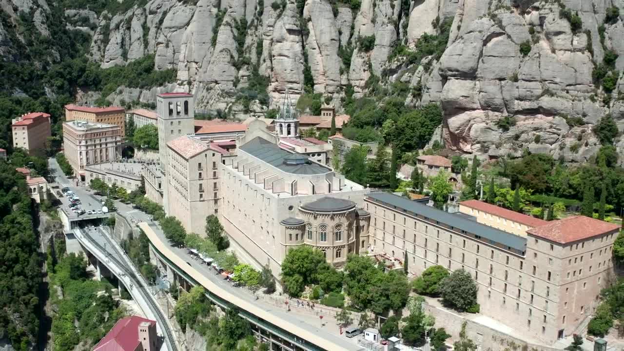 Stock Video Abbey In The Mountain Live Wallpaper for PC