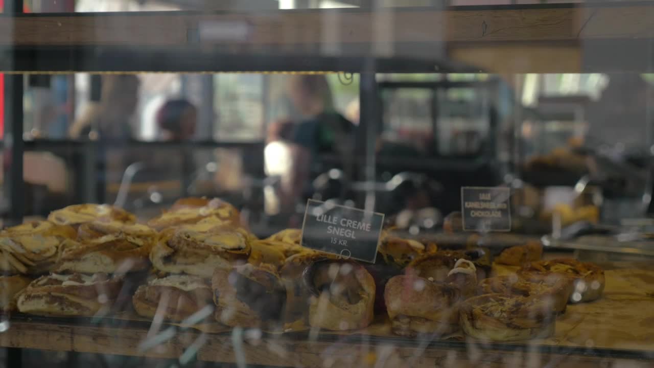 Stock Video Baked Goods In A Bakery Display Live Wallpaper For PC