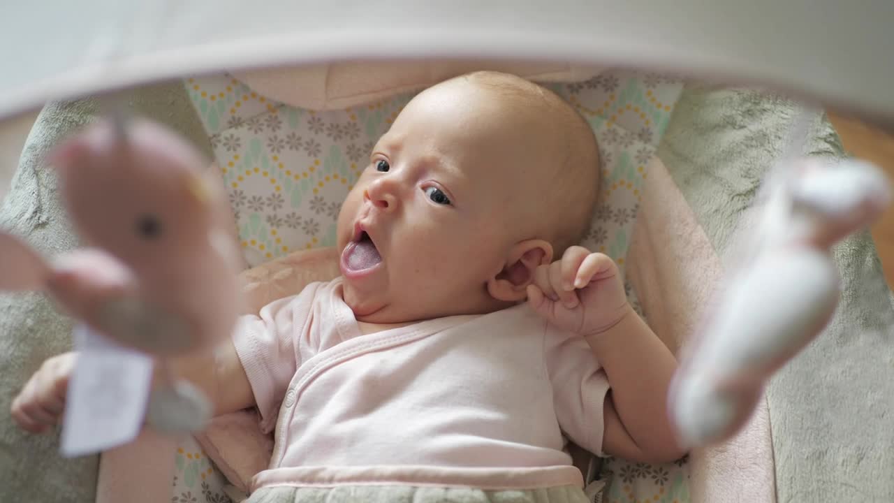 Stock Video Baby Yawning In Their Crib Live Wallpaper For PC