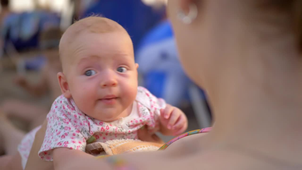 Stock Video Baby Yawning At The Beach Live Wallpaper For PC