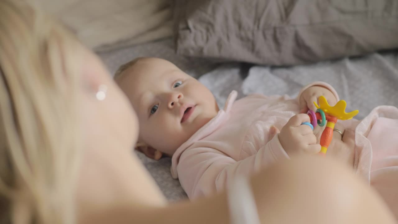 Stock Video Baby Girl Smiling At Her Mother Live Wallpaper For PC