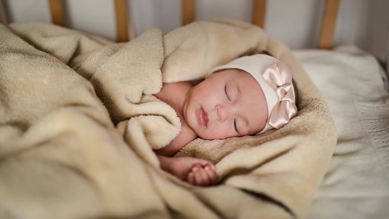 Stock Video Baby Asleep In His Crib Live Wallpaper For PC