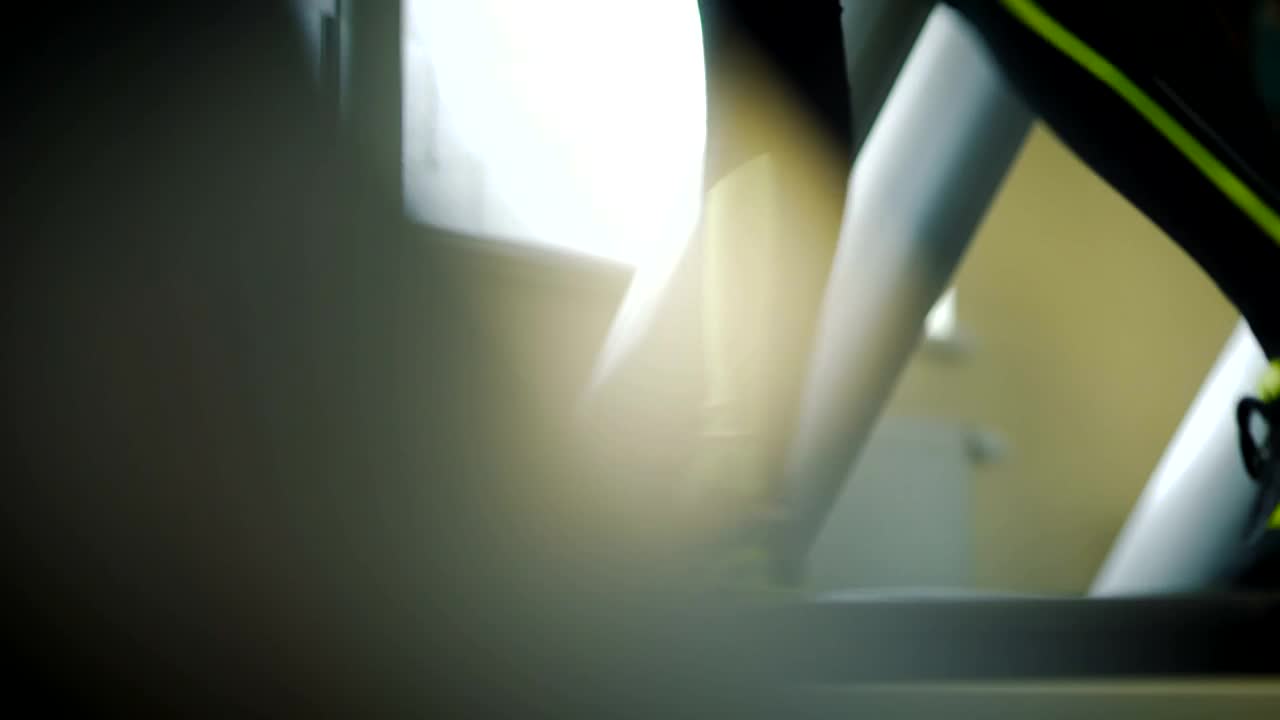 Stock Video Athlete Walking On The Treadmill Live Wallpaper For PC