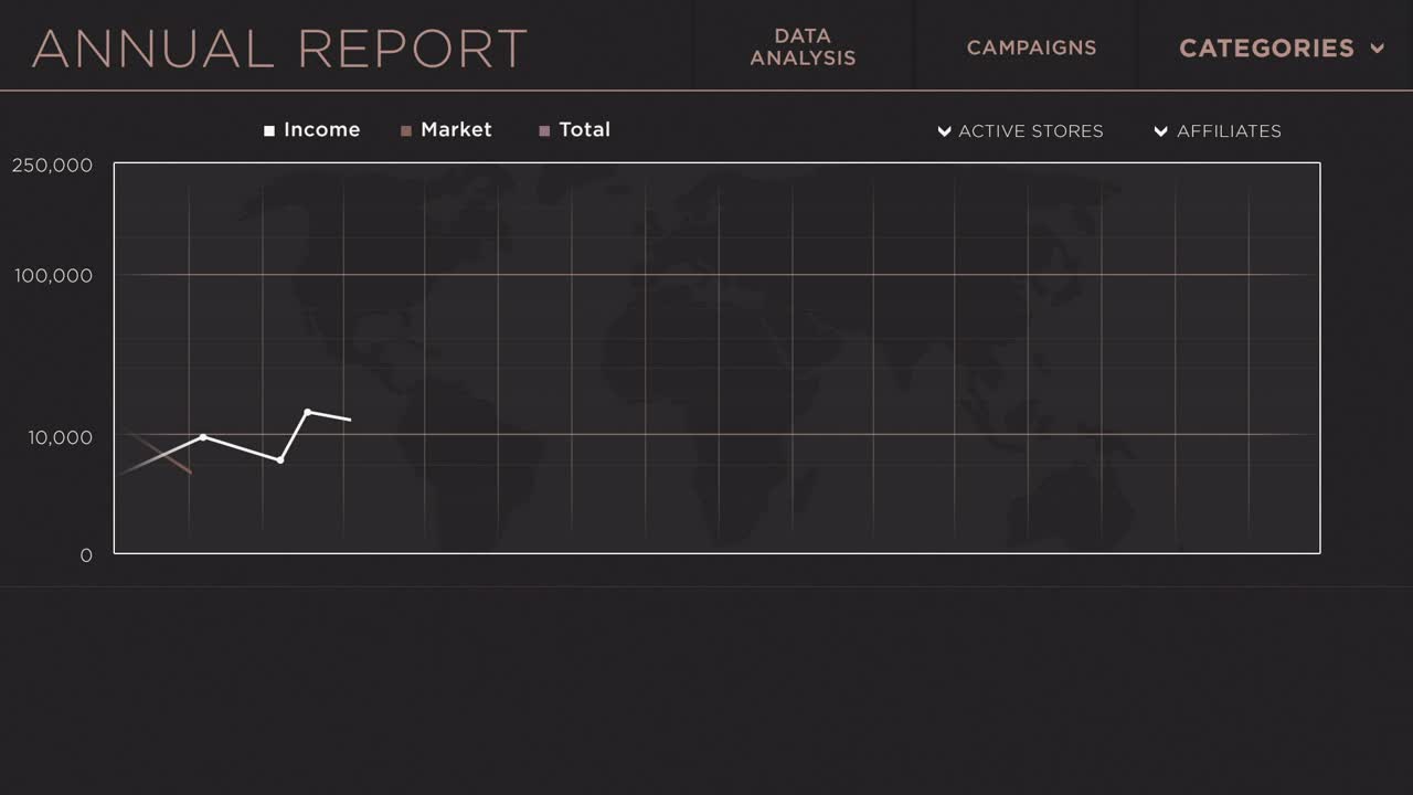 Stock Video Animated Growth Chart Data Infographic Live Wallpaper For PC