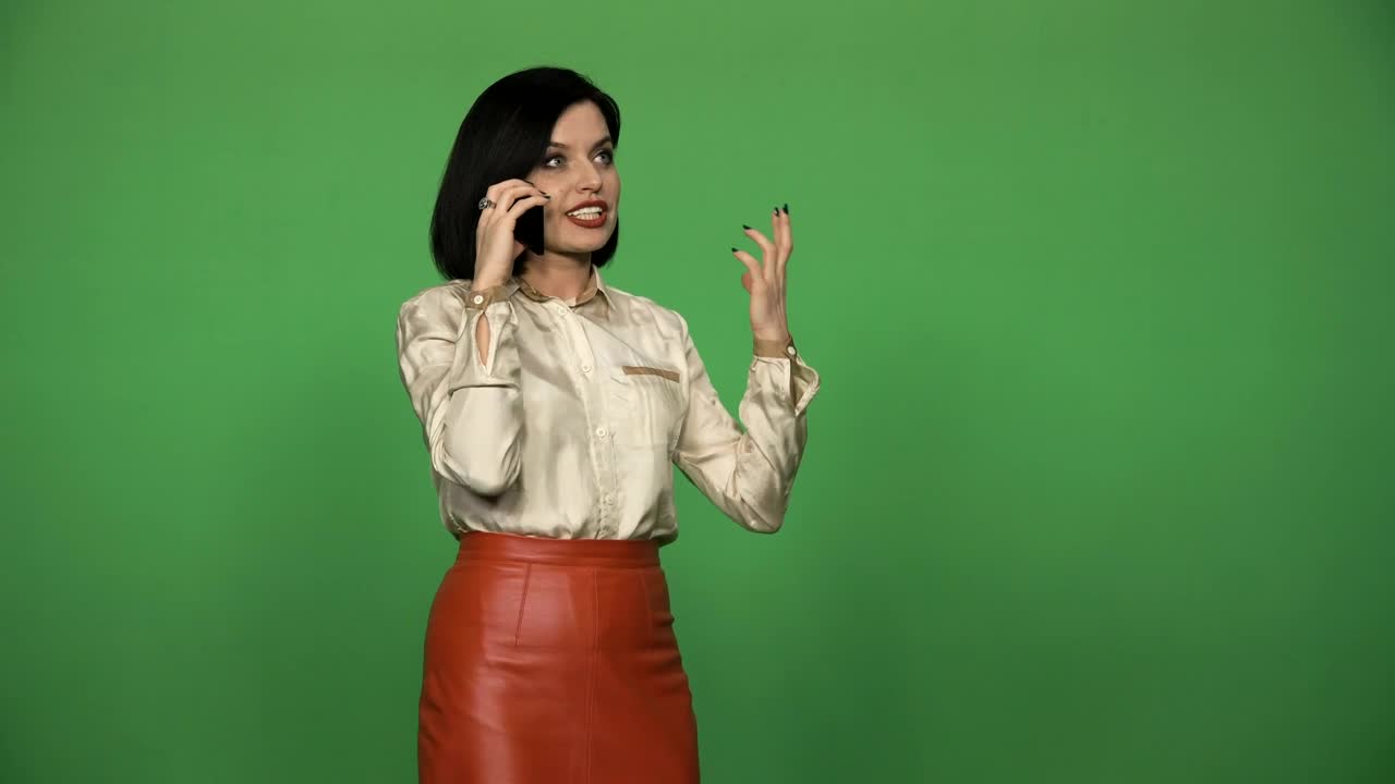 Stock Video Angry Woman Arguing In The Phone Live Wallpaper For PC