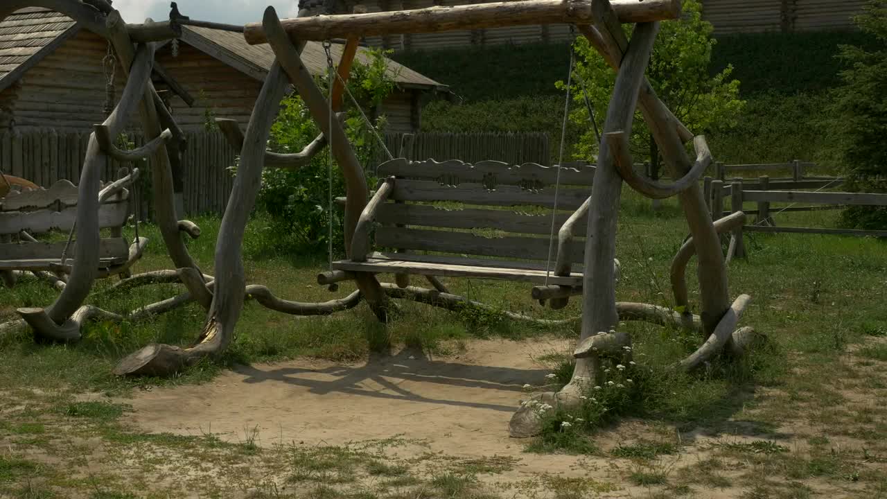 Stock Video An Elaborate Wooden Swing Moving Live Wallpaper For PC