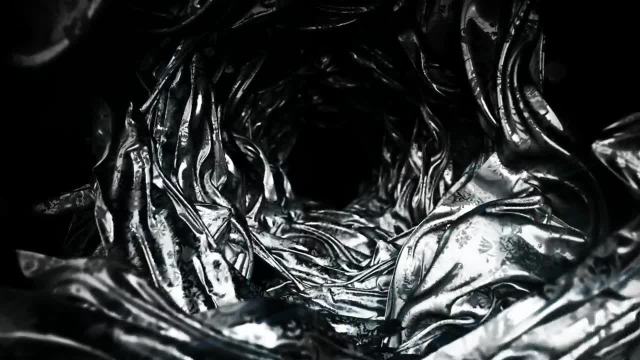 Stock Video An Abstract Dark Tunnel Of d Wrinkled Wire Mesh Live Wallpaper For PC