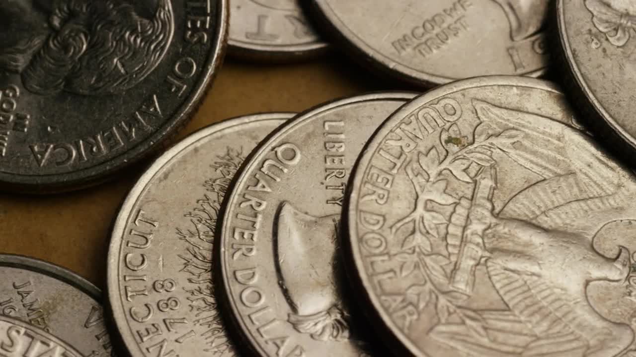 Stock Video American Coins Rotating Live Wallpaper For PC